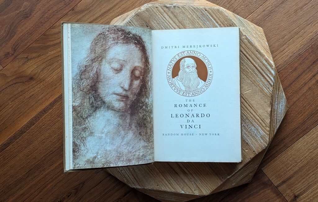 1931 The Romance of Leonardo Da Vinci by Dmitri Merejkowski - First Edition - Title Page