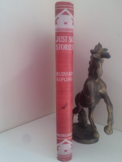 1902 Antique Book Just So Stories, spine of binding