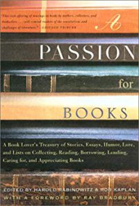 front cover of the book A passion for books