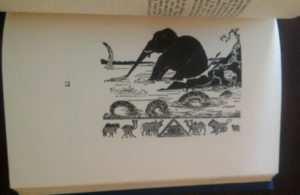 Illustration on page 97 in a 1907 copy of Just So Stories, by Rudyard Kipling, Doubleday publishing