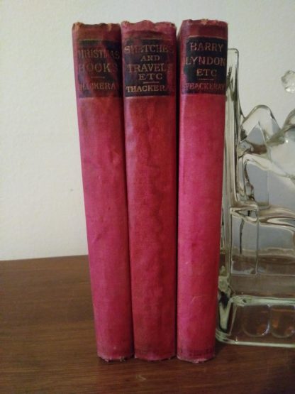 3 W.H. Thackeray Works in The Pocket Edition. 1886-1887