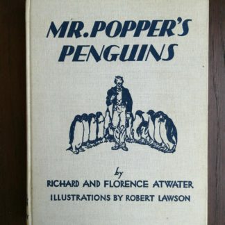 Mr. Poppers Penguins 1938, First Edition, 2nd Printing by Richard & Florence Atwater