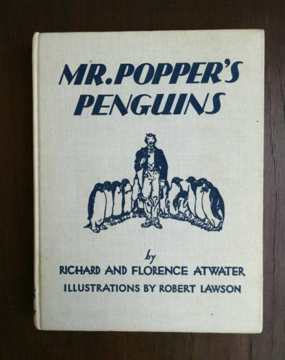 Mr. Poppers Penguins 1938, First Edition, 2nd Printing by Richard & Florence Atwater