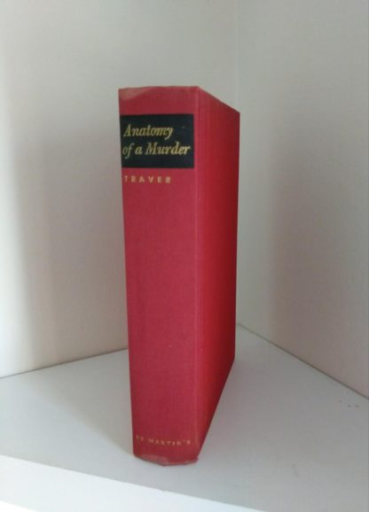 Spine of a 1958 copy of Anatomy of a Murder, 1st Edition & First Printing