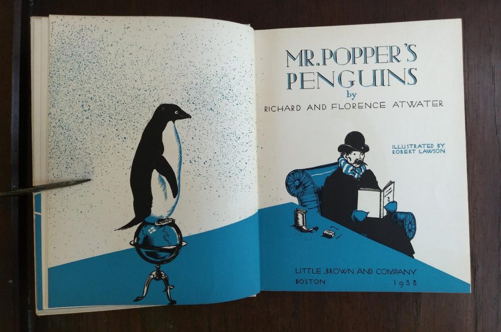 Mr. Popper’s Penguins 1938, 1st Ed., 2nd Printing By Richard & Florence ...