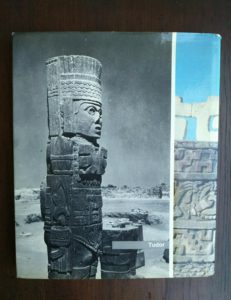 back of dust jacket on a 1970 copy of The World of the Aztecs by William H. Prescott