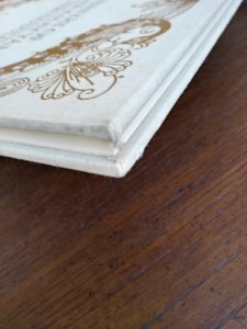 fore edge text black view of a 1977 copy of Rubaiyat of Omar Khayyam illustrated by Edmund Dulac