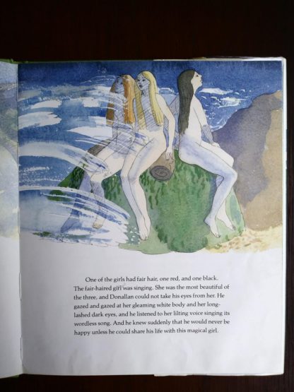 illustration by Warwick Hutton in a 1986 first edition copy of The Selkie Girl retold by Susan Cooper