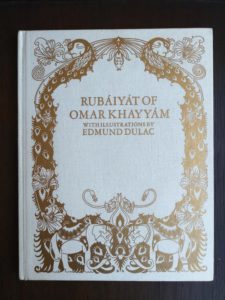 nice first printing 1977 copy of Rubaiyat of Omar Khayyam illustrated by Edmund Dulac