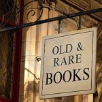 old and rare books sign