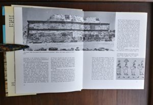 page 12 and 13 in a 1970 copy of The World of the Aztecs by William H. Prescott