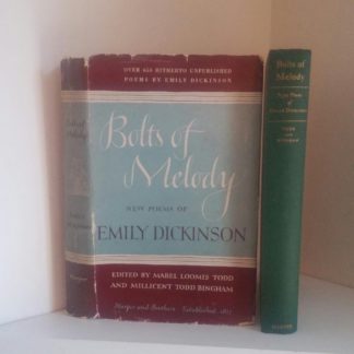 1945 First Edition of Bolts of Melody by Emily Dickinson with Dust Jacket