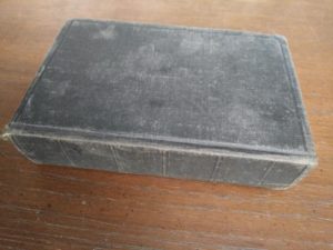 a 200-year-old Bible, published in 1812 by the American Bible Society