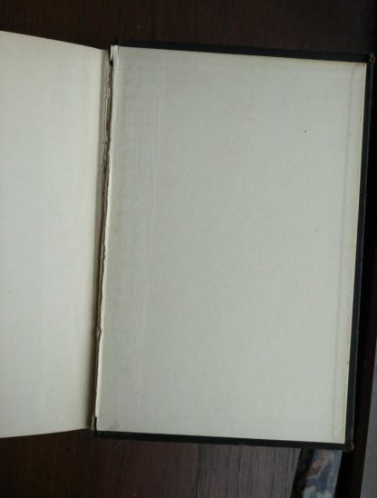 back paste down and endpaper in a 1933 copy of The Kennel Murder Case by S. S. Van Dine