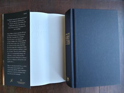 black cloth board on a 2003 copy of Harry Potter and the Order of the Phoenix, stated First Canadian Edition