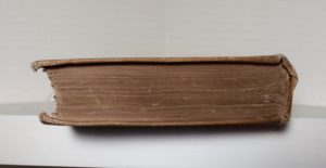 bottom fore edge of a 1920 copy of reminiscences of Scottish Life and Character by Dean Ramsay
