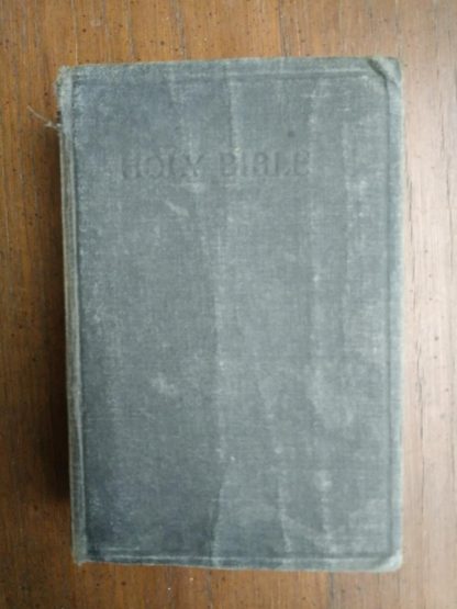 front cover of a 200-year-old Bible, published in 1812 by the American Bible Society