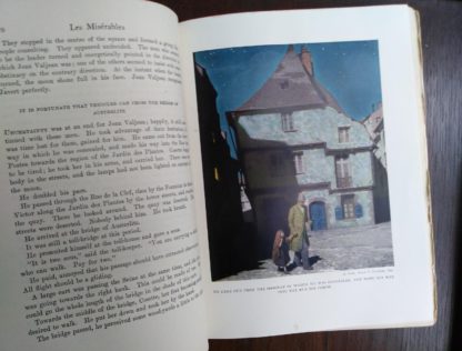 illustration in a copy of les Miserables illustrated by Mead Schaeffer published by Dodd Mead and Company