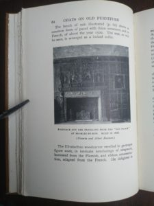 page 64 in a 1925 copy of Chats on Old Furniture by Arthur Hayden