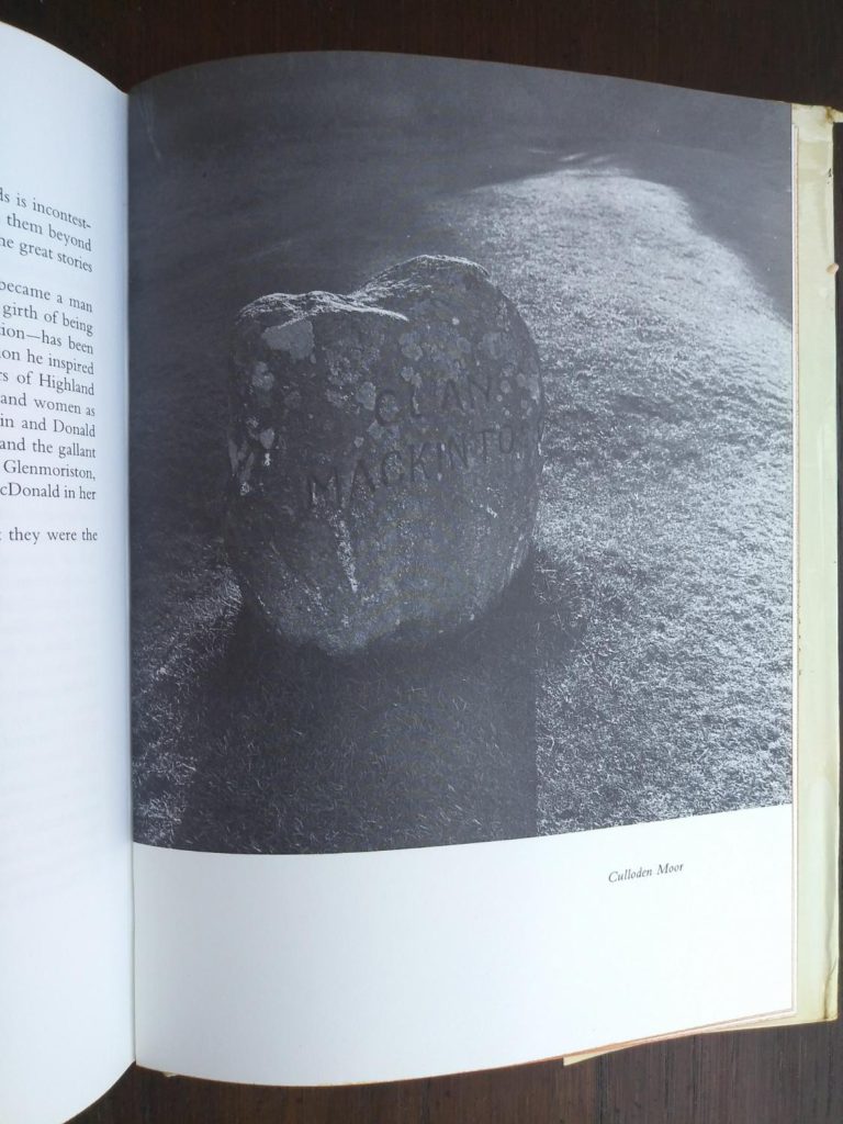 photograph of Culloden Moor in a 1966 copy of The Prince in the Heather by Eric Linklater