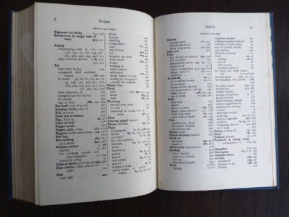 1949 Foods for Home and School by Carlotta C . Greer Index in back