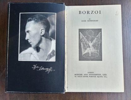 BORZOI by Igor Schwezoff first edition title page