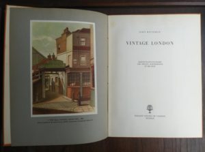 1942 Vintage London by John Betjeman first edition title page