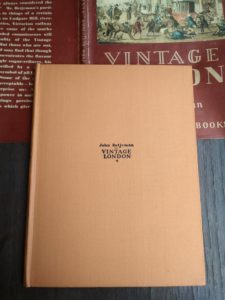 1942 Vintage London by John Betjeman front cover