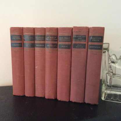 7 Volumes of Walter J. Black Classics Club Books published 1932 - 1943