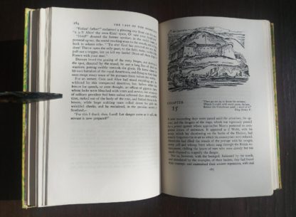 The Last of the Mohicans Rainbow Classics circa 1950s by James Fenimore Cooper page 184 and 185