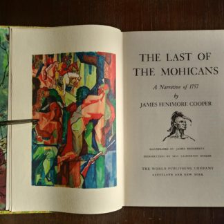 The Last of the Mohicans Rainbow Classics circa 1950s by James Fenimore Cooper title page