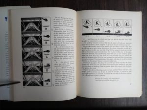 page 46 and 47 in a 1939 copy of Your Wings by Assen Jordanoff