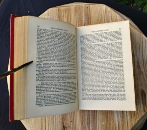 1906 PICKWICK PAPERS by Charles Dickens, Ward Lock & Co page 182 and 183