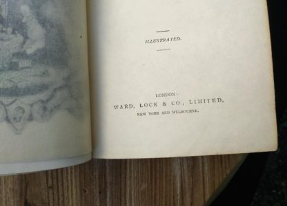 1906 PICKWICK PAPERS by Charles Dickens, Ward Lock & Co title page up close