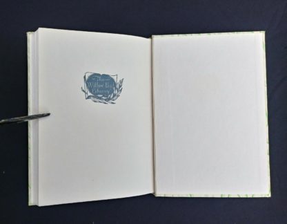 1954 copy of The Wind in the Willows illustrated by Ernest Shepard back pastedown and endpaper