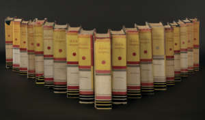 AA books containing all 16 first edition printings in various colors
