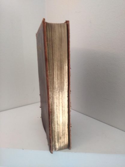 Golden text block 1908 Leather bound RAMOLA by George Eliot published by McClurg & Co