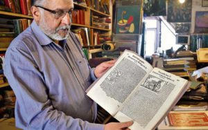 Rajiv Sud of Maria Brothers -one of the country’s oldest antiquarian booksellers in Shimla