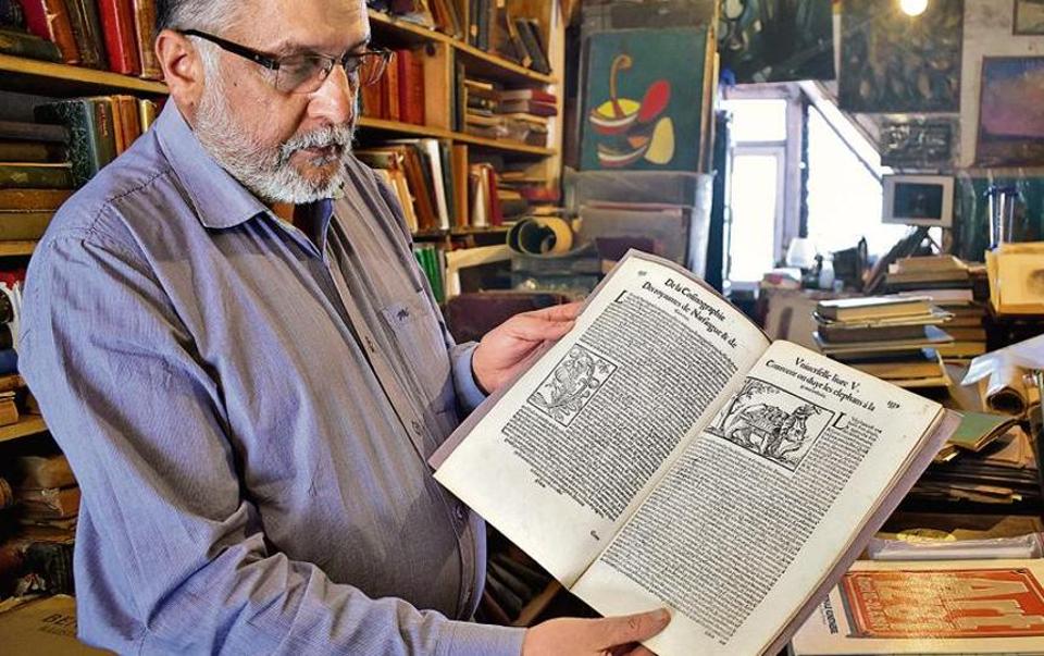 Rajiv Sud of Maria Brothers -one of the country’s oldest antiquarian booksellers in Shimla