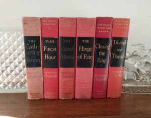 THE SECOND WORLD WAR by Winston Churchill 6 Volume first edition set 1948-1953