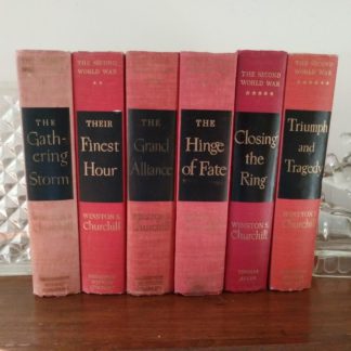 THE SECOND WORLD WAR by Winston Churchill 6 Volume first edition set 1948-1953