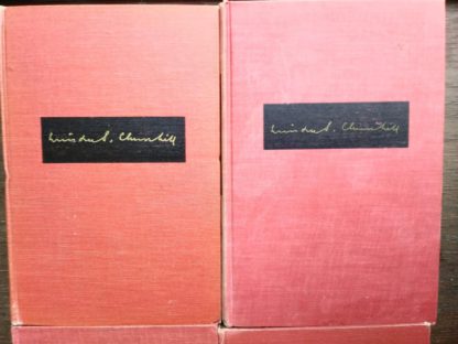 THE SECOND WORLD WAR by Winston Churchill 6 Volume first edition set 1948-1953 front cover