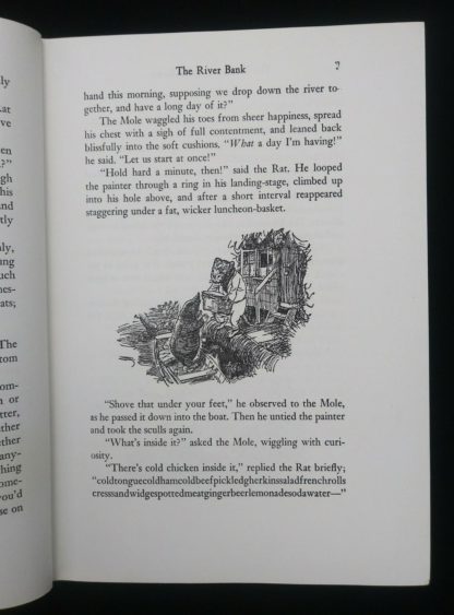 The Wind in the Willows 1961 Golden Anniversary Edition illustration of the Mole and Rat on page 7