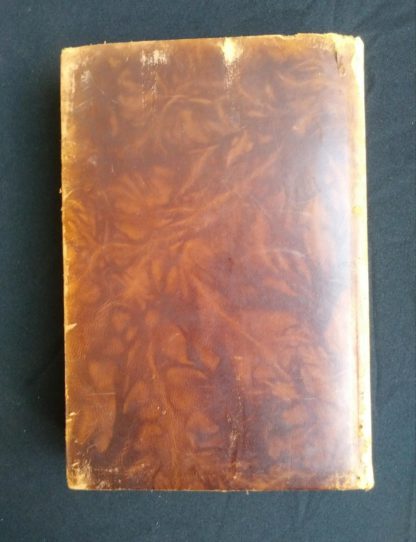 backside of a 1908 Leather bound RAMOLA by George Eliot