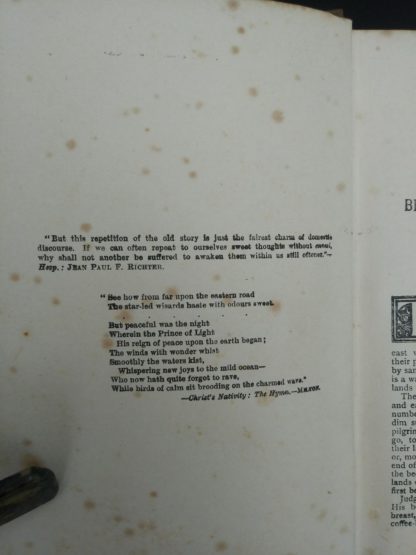 early undated printing of Ben Hur by Lew Wallace published by Charles H. Kelly select quotations adjacent to first page of book
