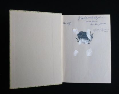front paste down and endpaper in a 1954 copy of The Wind in the Willows illustrated by Ernest Shepard