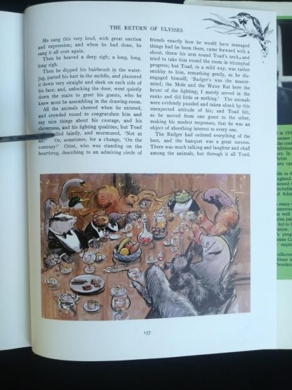 page 157 in a 1982 copy of The Wind in the Willows published by by Victoria House Publishing Limited