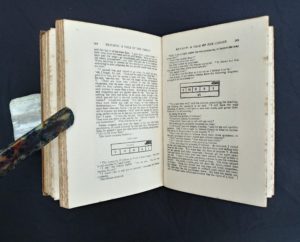 page 302 and 303 in an early undated printing of Ben Hur by Lew Wallace published by Charles H. Kelly