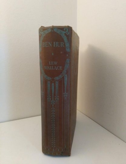 spine view of an early undated printing of Ben Hur by Lew Wallace published by Charles H. Kelly