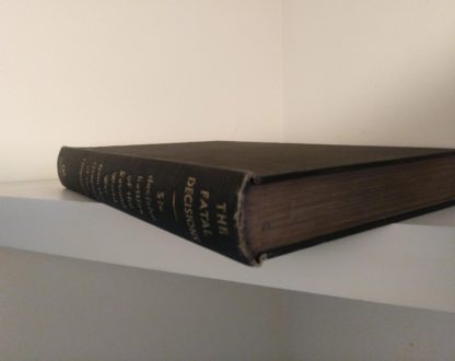 1956 first edition copy of Six decisive battles of the Second World War from the viewpoint of the vanquished- headband view